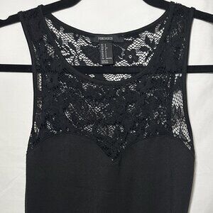 Black Lace Dress - Size Small